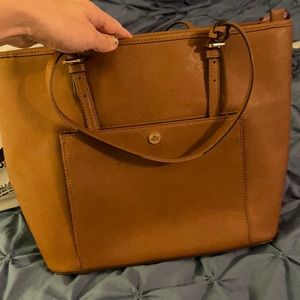 Micheal kors tote tan purse